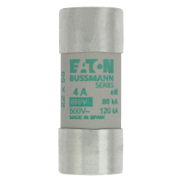 Bussmann series low voltage cylindrical fuse CYLINDRICAL FUSE 22 x 58 4A AM 690V AC - EATON (pavadinimas tikslinamas)