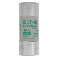 Bussmann series low voltage cylindrical fuse CYLINDRICAL FUSE 22 x 58 40A AM 690V AC - EATON (pavadinimas tikslinamas)
