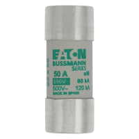 Bussmann series low voltage cylindrical fuse CYLINDRICAL FUSE 22 x 58 50A AM 690V AC - EATON (pavadinimas tikslinamas)