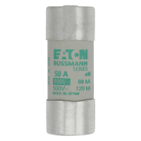 Bussmann series low voltage cylindrical fuse CYL FUSE >STR >22 x 58 50A AM 690V AC - EATON (pavadinimas tikslinamas)