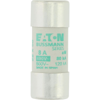 Bussmann series low voltage cylindrical fuse CYLINDRICAL FUSE 22 x 58 8A AM 690V AC - EATON (pavadinimas tikslinamas)