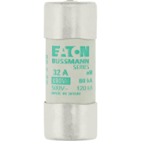 Bussmann series low voltage cylindrical fuse CYL FUSE STR 22x58mm 32A GG 690V AC - EATON (pavadinimas tikslinamas)