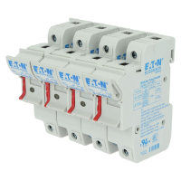 Bussmann series low voltage cylindrical fuse holder 3P+N 14x51 Neon Indicator Fuse Holder - EATON (pavadinimas tikslinamas)