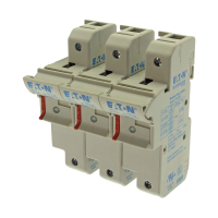 Bussmann series low voltage cylindrical fuse holder 3P 22x58 Neon Indicator Fuse Holder - EATON (pavadinimas tikslinamas)