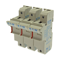 Bussmann series low voltage cylindrical fuse holder 3P 22x58 Fuse Holder - EATON (pavadinimas tikslinamas)