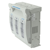 Bussmann series low voltage NH fuse base SIZE 3 HOR FSD.MOUNT PLATE: M12 SCREWS - EATON (pavadinimas tikslinamas)
