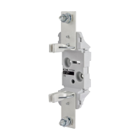 Bussmann series low voltage NH fuse base NH2 SINGLE POLE SILVER 1/4 SCREW - EATON (pavadinimas tikslinamas)