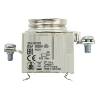 Bussmann series low voltage D0 single pole fuse base SICHERUNGSUNTERTEIL D3 E33 1POL DIN HUT - EATON (pavadinimas tikslinamas)