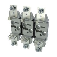 Bussmann series low voltage NH fuse base NH1 Triple Pole base CE - EATON (pavadinimas tikslinamas)