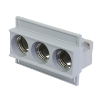 Bussmann series low voltage D0 three-pole fuse base SICHERUNGSUNTERTEIL D1 E16 3POL 25A 500V - EATON (pavadinimas tikslinamas)