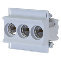 Bussmann series low voltage D0 three-pole fuse base FUSE-BASE D02 E18 3P 400V - EATON (pavadinimas tikslinamas)
