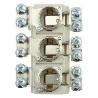 Bussmann series low voltage D0 three-pole fuse base 3 POLE BASE FOR DO2 FUSES - EATON (pavadinimas tikslinamas)