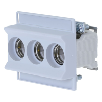 Bussmann series low voltage D0 three-pole fuse base FUSE-BASE D02 3POL DIN HUT - EATON (pavadinimas tikslinamas)