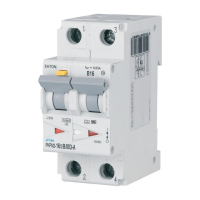 Moeller series xPole - PKP62/M2 RCBO - residual-current circuit breaker with overcurrent protection PKPM2-16/2/B/003-A - EATON (pavadinimas tikslinamas)