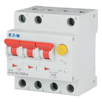 Moeller series xPole - PKP63/M3 RCBO - residual-current circuit breaker with overcurrent protection PKPM3-10/3/C/003-A - EATON (pavadinimas tikslinamas)