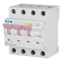 Moeller series xPole - mRB4/6 RCBO - residual-current circuit breaker with overcurrent protection mRB4-32/3N/C/03-A - EATON (pavadinimas tikslinamas)