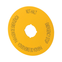 Moeller series M22 Accessory Emergency-Stop label M22-XAK12 - EATON (pavadinimas tikslinamas)