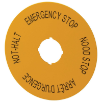 Moeller series M22 Accessory Emergency-Stop label M22-XAK13 - EATON (pavadinimas tikslinamas)