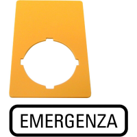 Moeller series M22 Accessory Emergency-Stop label M22-XZK-I99 - EATON (pavadinimas tikslinamas)