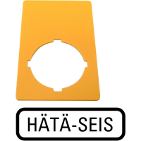 Moeller series M22 Accessory Emergency-Stop label M22-XZK-SF99 - EATON (pavadinimas tikslinamas)