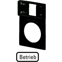 Moeller series RMQ16 Accessory Label mount with insert label Q25TS-183 - EATON (pavadinimas tikslinamas)