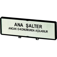Moeller series ZFS Accessory Clamp with label ZFS79-P3 - EATON (pavadinimas tikslinamas)