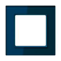 Rėmelis viengubas stiklinis mėlynos spalvos A CREATION - JUNG