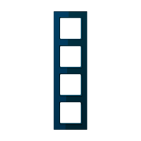 Rėmelis keturgubas stiklinis mėlynos spalvos A CREATION - JUNG