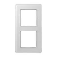 Rėmelis dvigubas stiklinis baltos spalvos A VIVA - JUNG