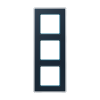 Rėmelis trigubas stiklinis mėlynos spalvos A VIVA - JUNG