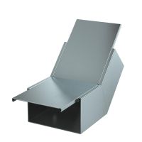 45° kampas, kylantis su priešgaisriniu įdėklu PLM BR 1220 FS - OBO BETTERMANN (pavadinimas tikslinamas)