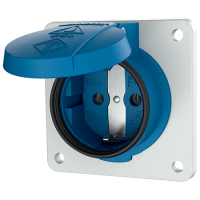 Lizdas į/l SCHUKO 3P 16A 230V IP54 mėlynas - MENNEKES