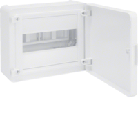 Skydelis v/t 8 modulių IP40 baltos durys - HAGER