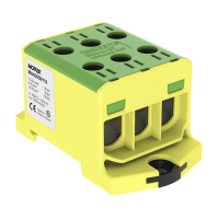 Gnybtas 50mm2 Cu/Al geltonai žalias 6 prijungimai OTL50-3 - MOREK