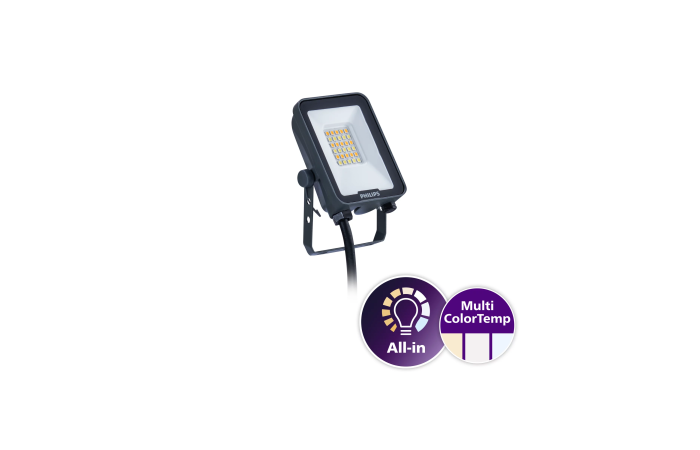 Prožektorius LED 20W IP65 3000/4000/6500K 2200/2400lm BVP167 LED24/830_40_65 PSU 20W SWB LEDINAIRE - PHILIPS