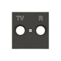 Dangtelis TV/R lizdui juodos spalvos 8550 NS SKY Niessen - ABB