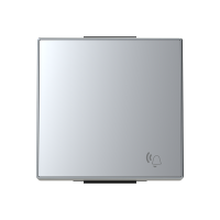 Klavišas viengubam jungikliui su simboliu "Skambutis" sidabrinės spalvos 8504 PL SKY Niessen - ABB