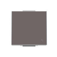 Klavišas viengubam jungikliui su simboliu "Skambutis" TAUPE spalvos 8504 TP SKY Niessen - ABB