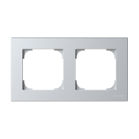 Rėmelis dvigubas sidabrinės spalvos 8572 PL SKY Niessen - ABB