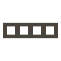 Rėmelis keturgubas antracito spalvos Z2274 AN Zenit S - ABB