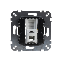 Lizdas p/t telefono be rėmelio 6 kontaktų RJ12 System M - SCHNEIDER ELECTRIC