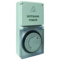 Laikrodis mechaninis paros SCHUKO 16A/230V IP44, PSDUM44 (MZ44) - PROTEC