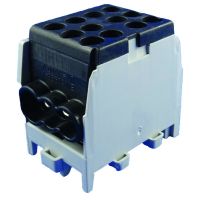 Gnybtas 25mm2 Cu/Al juodas 6 prijungimai (2x25/4x16) PHLAK2524SW - PROTEC