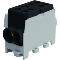 Gnybtas 35mm2 Cu/Al juodas 4 prijungimai (2x35/2x25) PHLAK3522SW - PROTEC