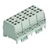 Gnybtas atsišakojimo 4P 25mm2 Cu/Al pilkas (4x2x25/4x2x16) PHLAK252224GR - PROTEC