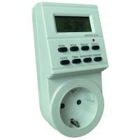 Laikrodis elektroninis savaitės baltas SCHUKO 16A/230V PSDUD20 - PROTEC