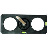 Lygmatis-šablonas PVC potinkinėms dėžutėms (68mm) juodas PBOS2 - PROTEC