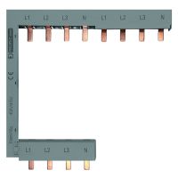 Šyna komutacinė 4P 16mm2 12 modulių 2 eilių šakutė PUSS3N2L - PROTEC