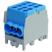 Gnybtas 25mm2 Cu/Al mėlynas 6 prijungimai (2x25/4x16) PHLAK2524BL - PROTEC