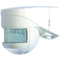 Jutiklis judesio v/t IP44 1000W D-12m 200 laipsnių baltas PBM 200 WS - PROTEC